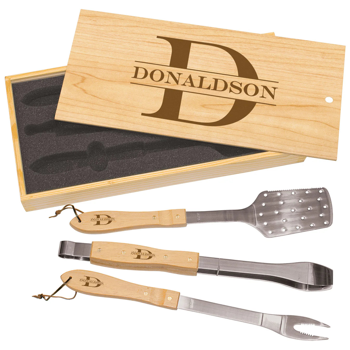 Personalized BBQ Grill Tool Set