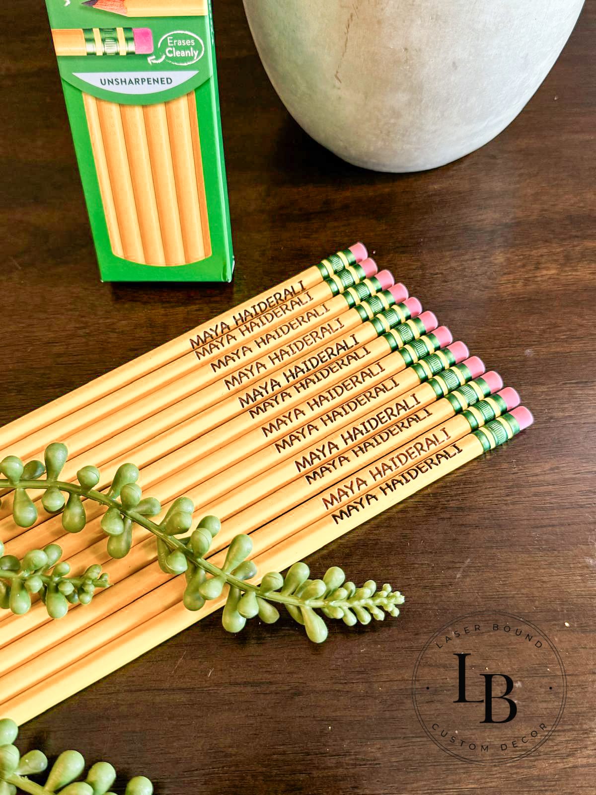 Personalized Pencil Set for Back to School