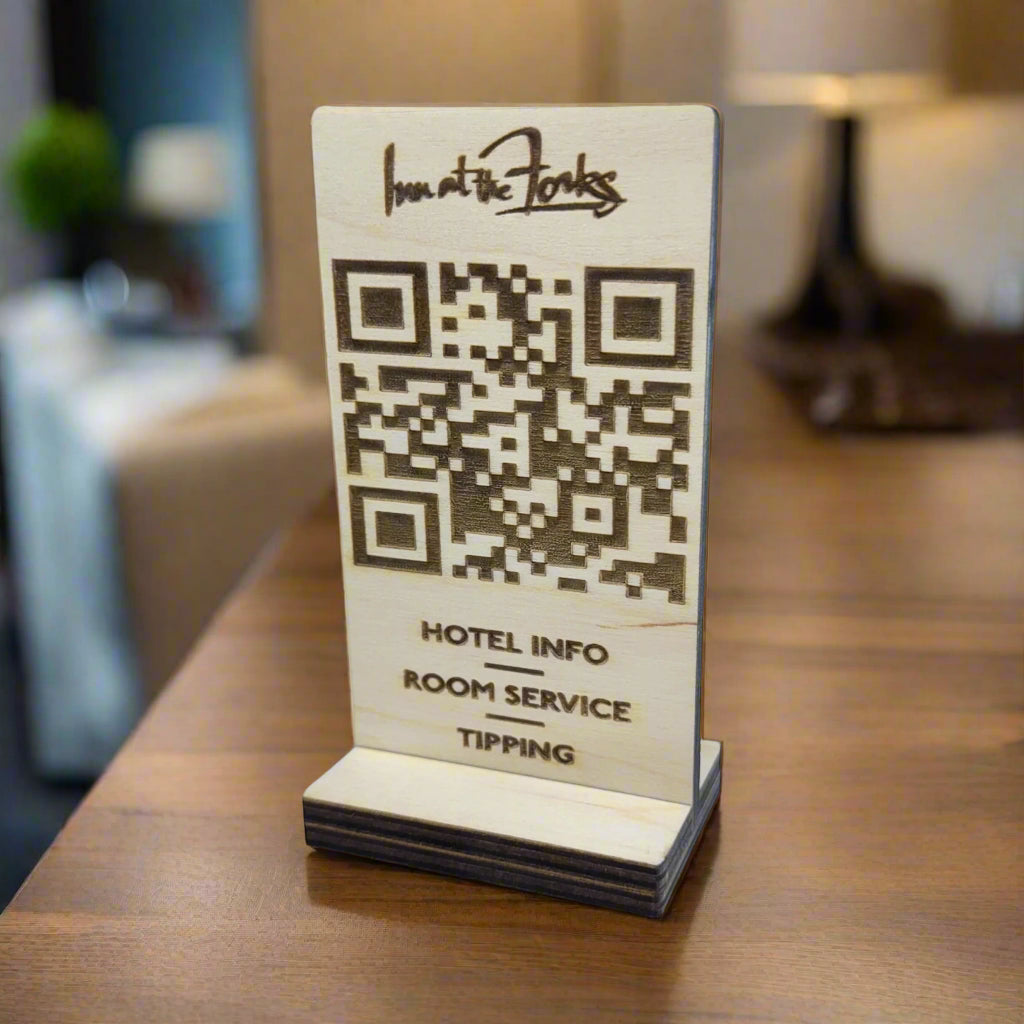 Engraved QR Codes, Travel, & Keychains