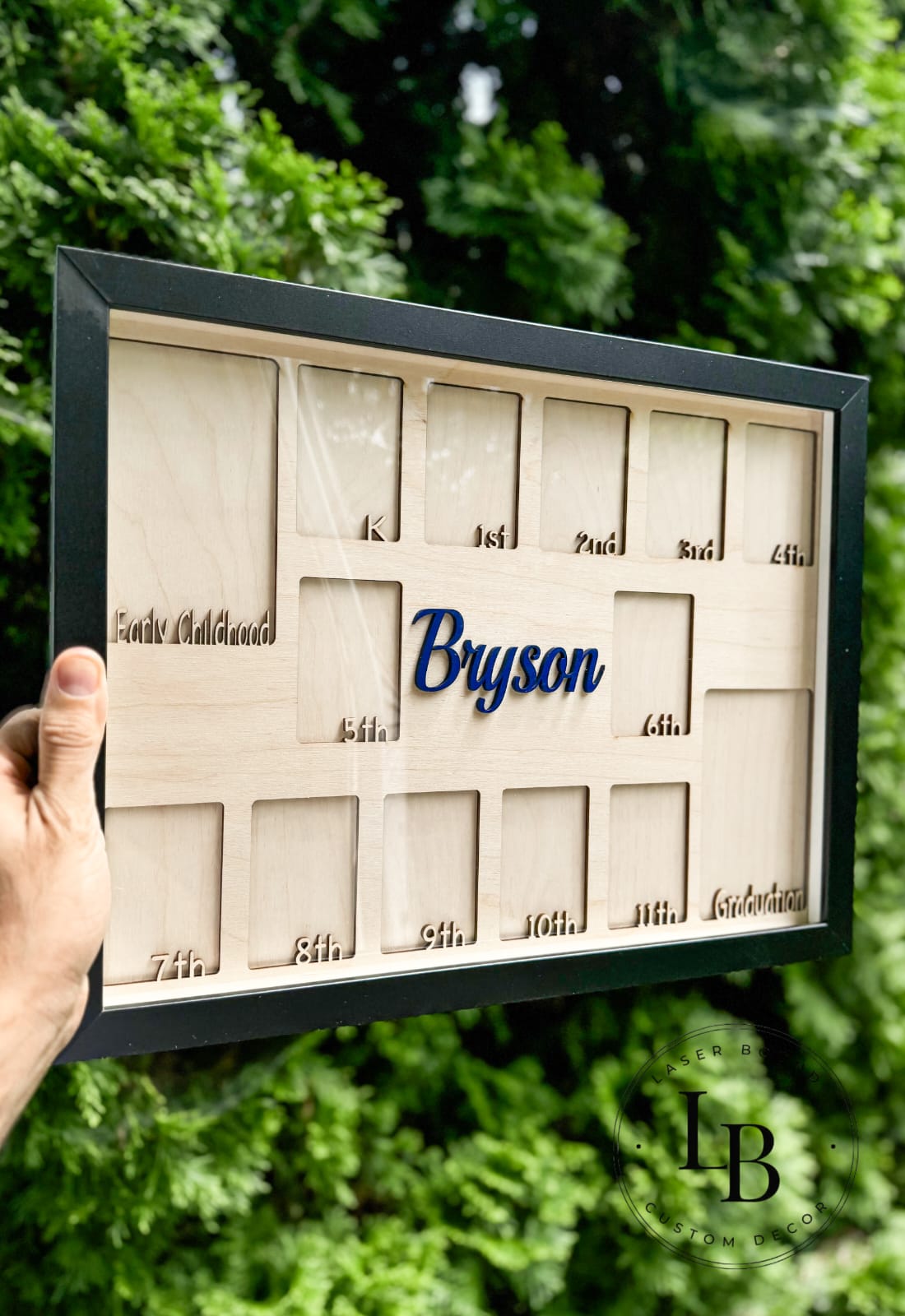 K-12 School Years Personalized Frame