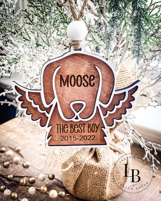 "In Memory Of" Custom Dog Ornament