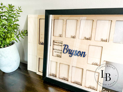 K-12 School Years Personalized Frame
