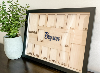 K-12 School Years Personalized Frame