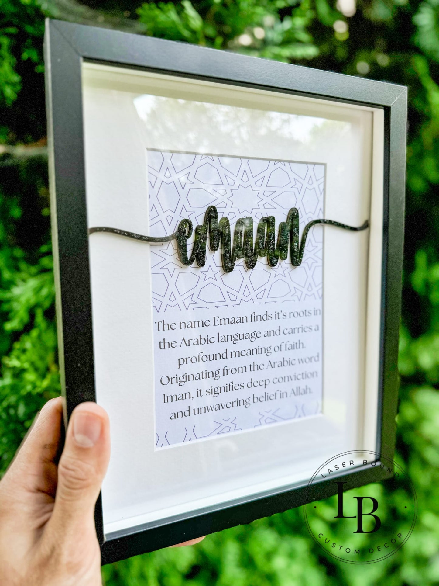 Personalized Teacher Thank You Frame