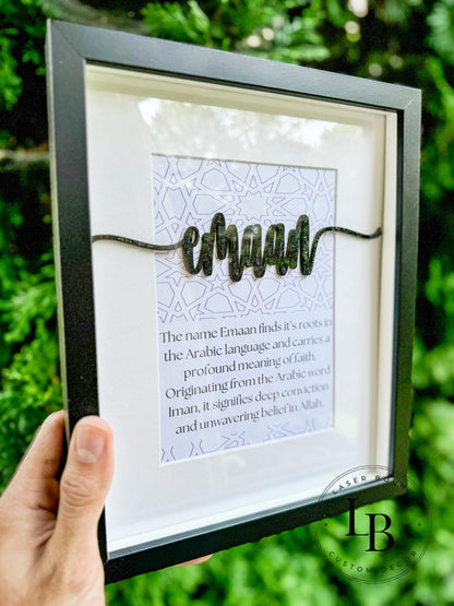 Personalized Teacher Thank You Frame