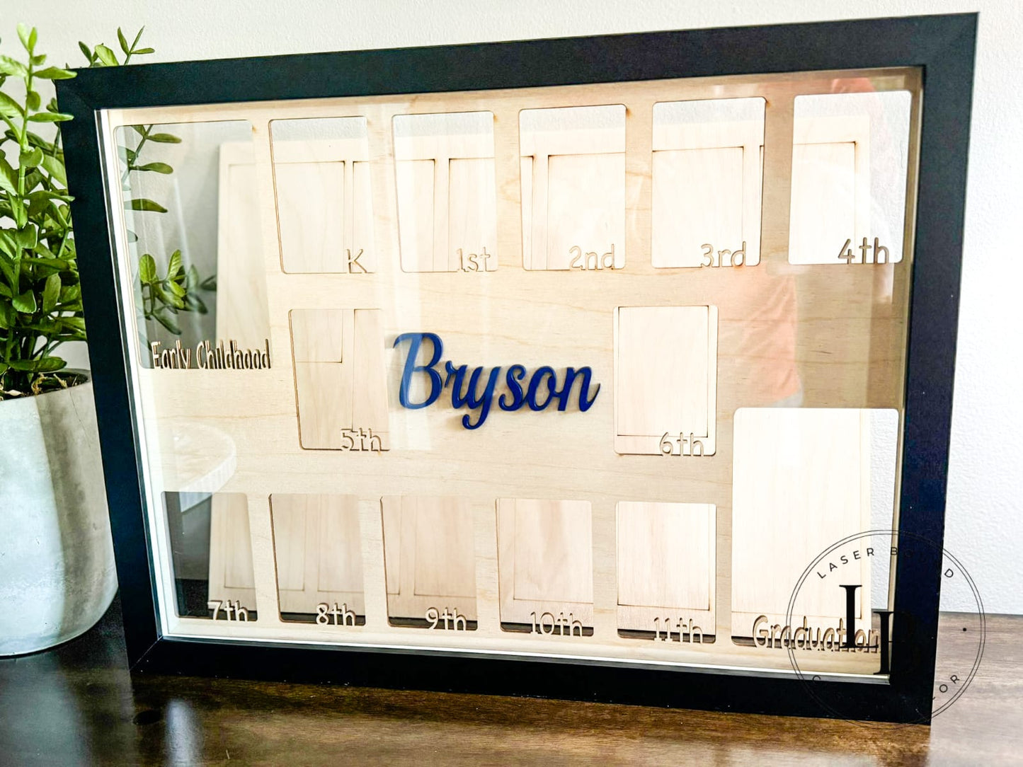 K-12 School Years Personalized Frame