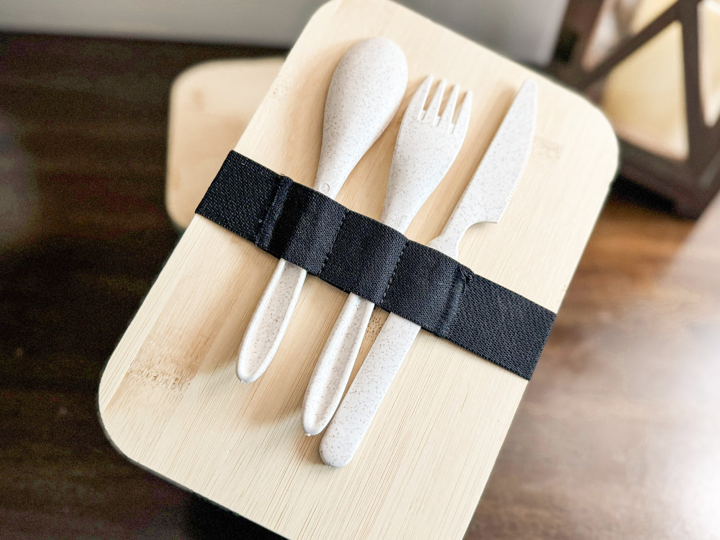 Personalized Bento Box for Kids |  BPA-Free Custom Bamboo Top Lunch Container