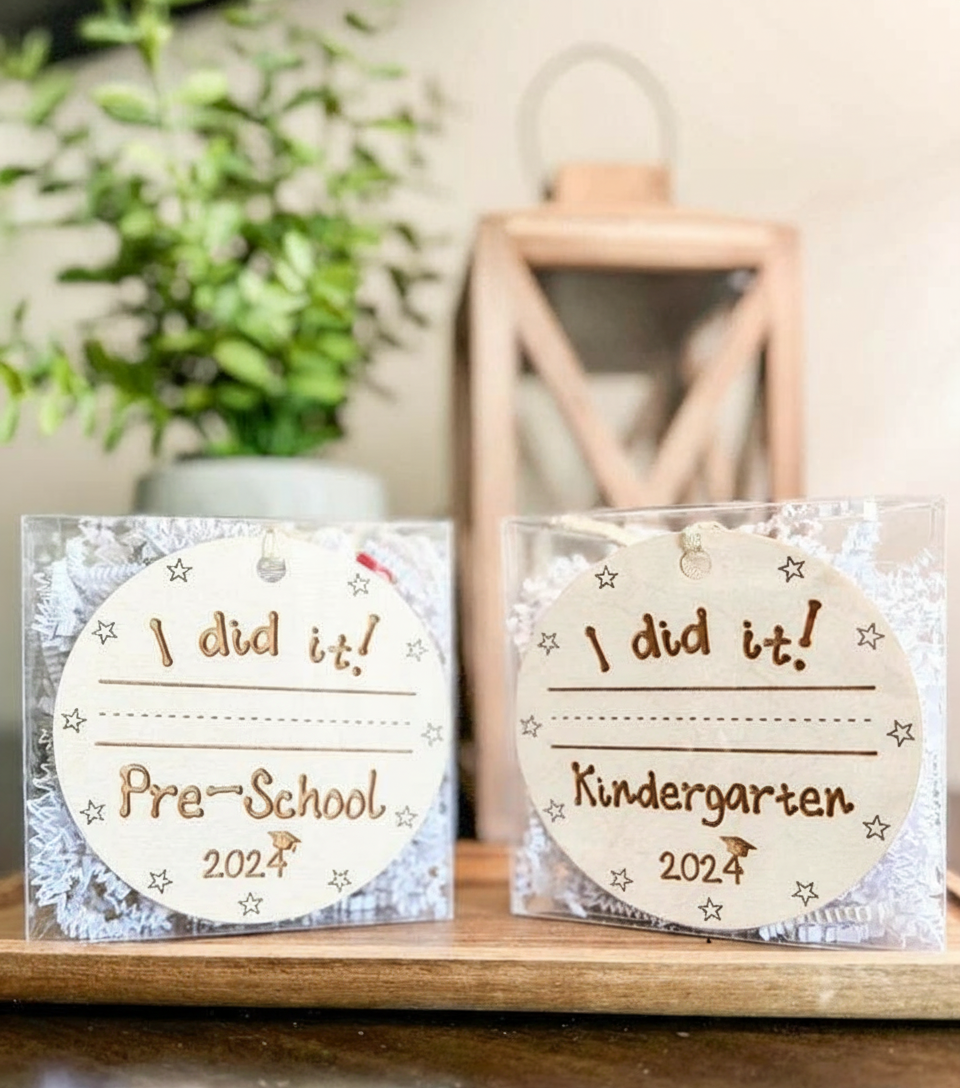 Kindergarten & Preschool "Handwriting" Ornaments