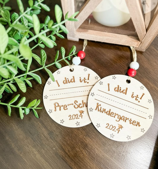 Kindergarten & Preschool "Handwriting" Ornaments