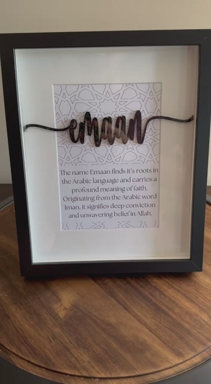 Personalized Teacher Thank You Frame