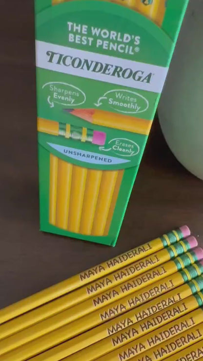 Personalized Pencil Set for Back to School